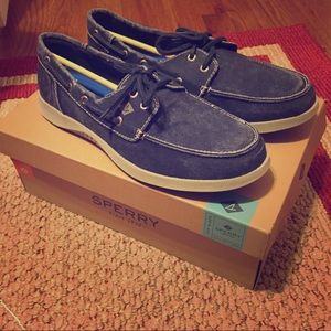 Sperry Blue Boat Shoes